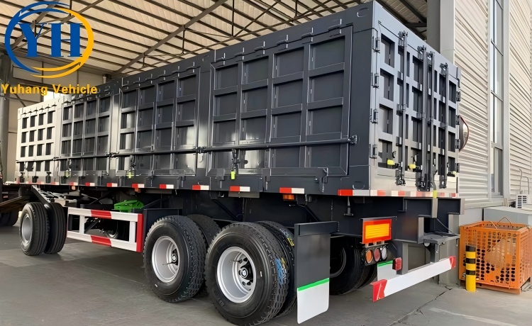 Tri Axle Dump Full Trailer-YUHANG VEHICLE Tri Axle Dump Full Trailer-YUHANG VEHICLE
