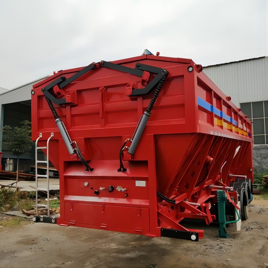 3 Axle Conveyor Belt Dump Trailer