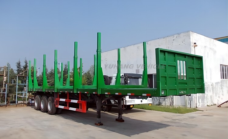50 Tons Timber Semi Trailer For Sale-YUHANG VEHICLE