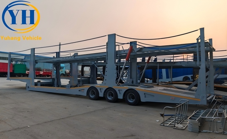 3 Axle Car Carrier for Sale-YUHANG VEHICLE 3 Axle Car Carrier for Sale-YUHANG VEHICLE