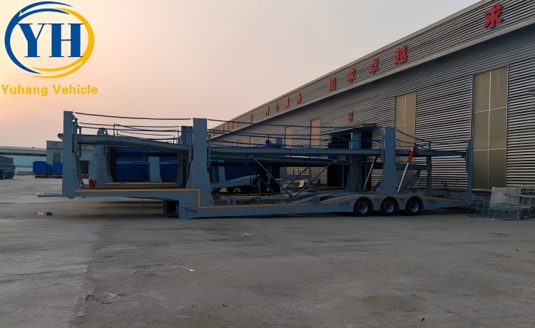 3 Axle Car Carrier for Sale-YUHANG VEHICLE 3 Axle Car Carrier for Sale-YUHANG VEHICLE