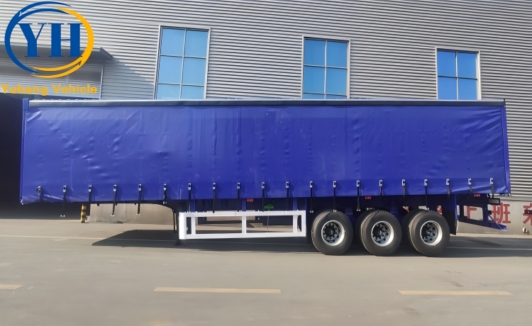 3 Axle 40Ft Curtain Trailer-YUHANG VEHICLE 3 Axle 40Ft Curtain Trailer-YUHANG VEHICLE