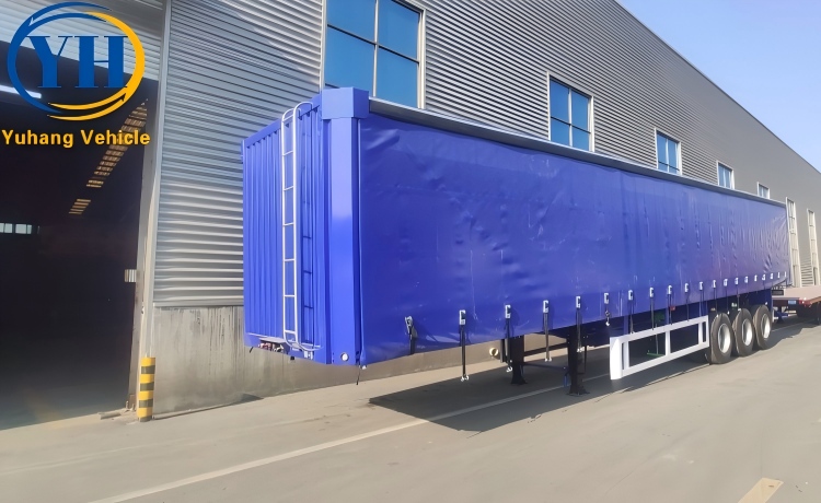 3 Axle 40Ft Curtain Trailer-YUHANG VEHICLE 3 Axle 40Ft Curtain Trailer-YUHANG VEHICLE