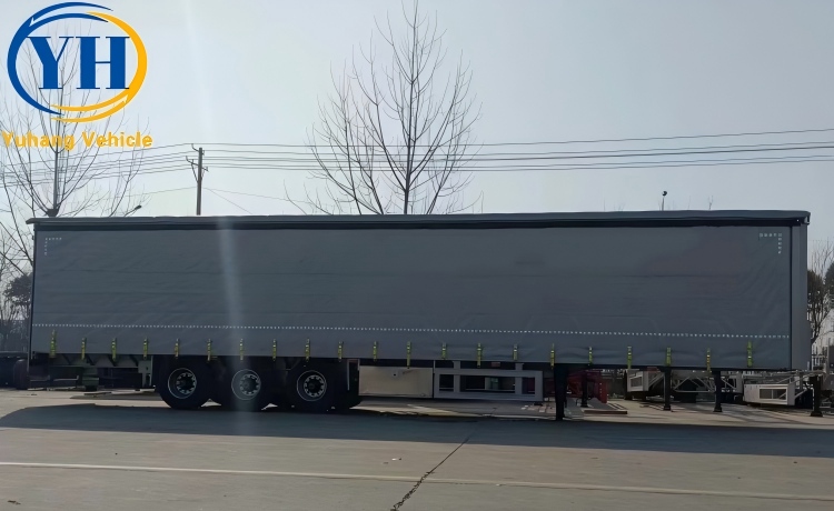 40 Ton Curtain Side Semi Trailer-YUHANG VEHICLE 40 Ton Curtain Side Semi Trailer-YUHANG VEHICLE