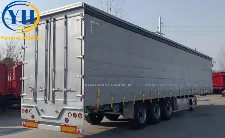 40 Ton Curtain Side Semi Trailer-YUHANG VEHICLE 40 Ton Curtain Side Semi Trailer-YUHANG VEHICLE