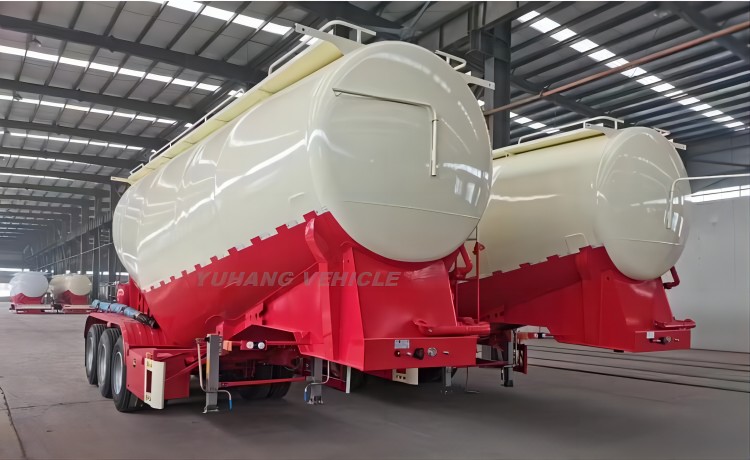 3 Axle 40m³ Bulk Cement Trailer will be sent to Lagos, Nigeria-YUHANG VEHICLE 3 Axle 40m³ Bulk Cement Trailer will be sent to Lagos, Nigeria-YUHANG VEHICLE