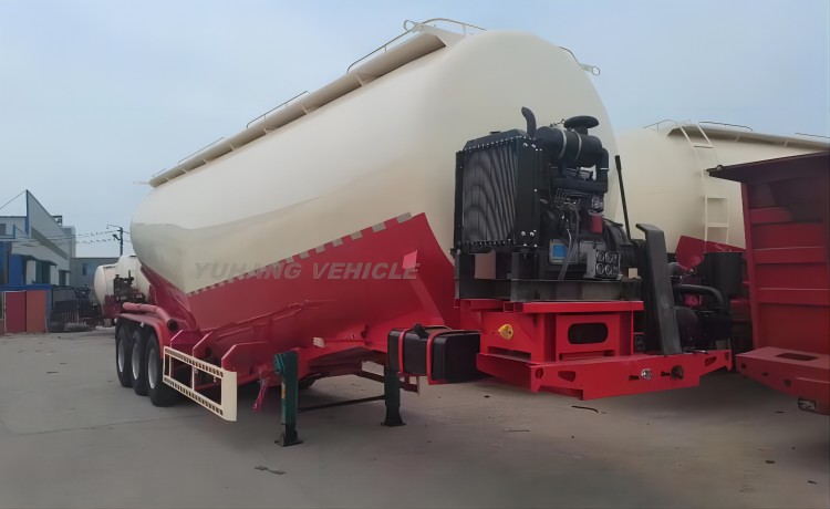 3 Axle 40m³ Bulk Cement Trailer will be sent to Lagos, Nigeria-YUHANG VEHICLE 3 Axle 40m³ Bulk Cement Trailer will be sent to Lagos, Nigeria-YUHANG VEHICLE