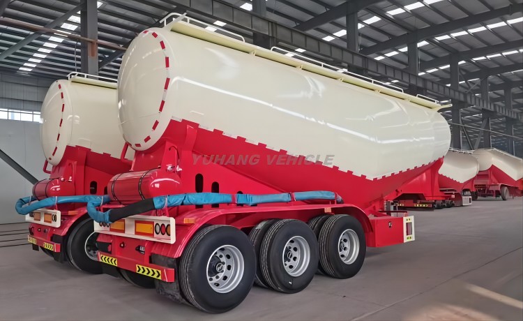 3 Axle 40m³ Bulk Cement Trailer will be sent to Lagos, Nigeria-YUHANG VEHICLE 3 Axle 40m³ Bulk Cement Trailer will be sent to Lagos, Nigeria-YUHANG VEHICLE