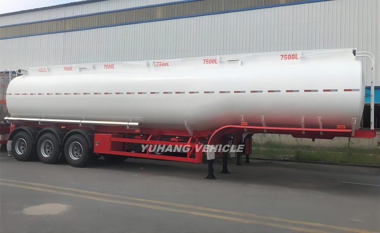 45,000 Liters Aluminum Alloy Tanker Trailers will be sent to Tanzania-YUHANG VEHICLE