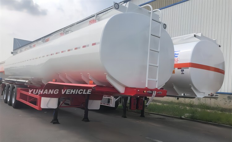 45,000 Liters Aluminum Alloy Tanker Trailers will be sent to Tanzania-YUHANG VEHICLE