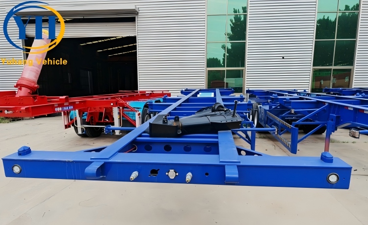 3 Axle 40Ft Container Chassis Trailer will be shipped to Uzbekistan-YUHANG VEHICLE 3 Axle 40Ft Container Chassis Trailer will be shipped to Uzbekistan-YUHANG VEHICLE