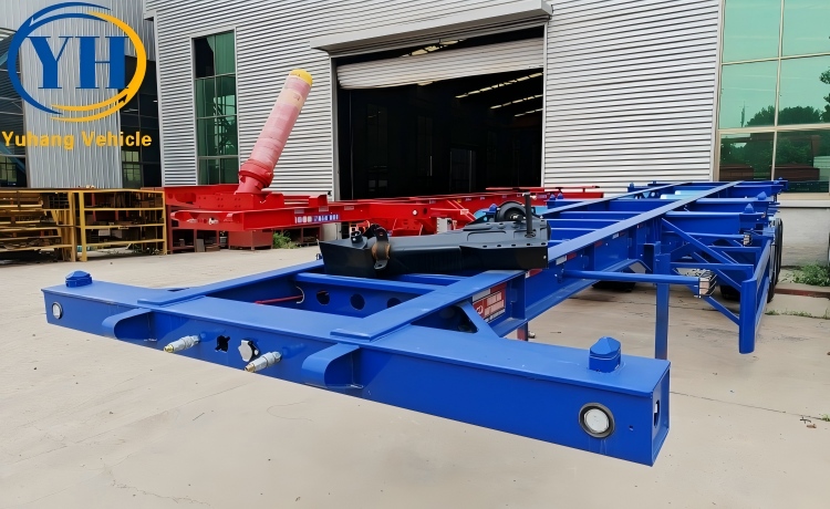 3 Axle 40Ft Container Chassis Trailer will be shipped to Uzbekistan-YUHANG VEHICLE 3 Axle 40Ft Container Chassis Trailer will be shipped to Uzbekistan-YUHANG VEHICLE