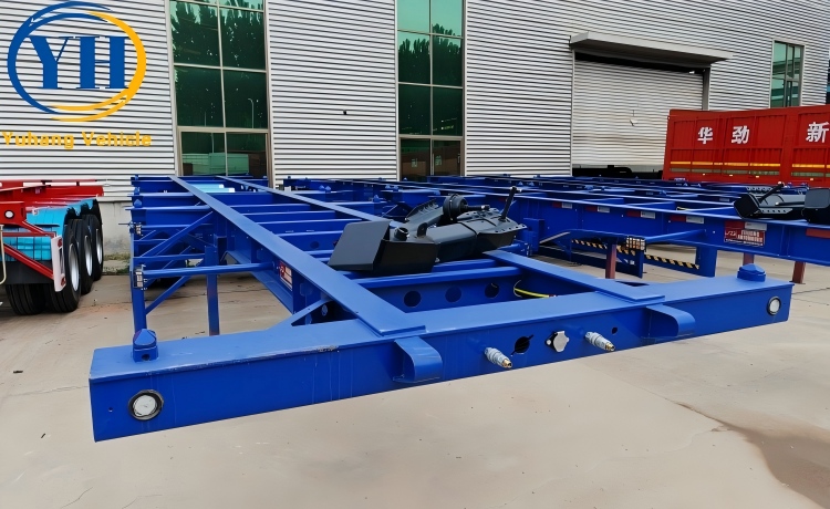 3 Axle 40Ft Container Chassis Trailer will be shipped to Uzbekistan-YUHANG VEHICLE 3 Axle 40Ft Container Chassis Trailer will be shipped to Uzbekistan-YUHANG VEHICLE