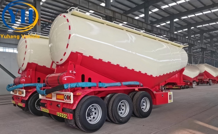 3 Axle 40m³ Bulk Cement Trailer will be sent to Lagos, Nigeria-YUHANG VEHICLE 3 Axle 40m³ Bulk Cement Trailer will be sent to Lagos, Nigeria-YUHANG VEHICLE