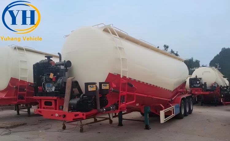 3 Axle 40m³ Bulk Cement Trailer will be sent to Lagos, Nigeria-YUHANG VEHICLE 3 Axle 40m³ Bulk Cement Trailer will be sent to Lagos, Nigeria-YUHANG VEHICLE