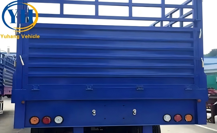 60 Ton Fence Trailer is ready to be sent to Botswana-YUHANG VEHICLE 60 Ton Fence Trailer is ready to be sent to Botswana-YUHANG VEHICLE