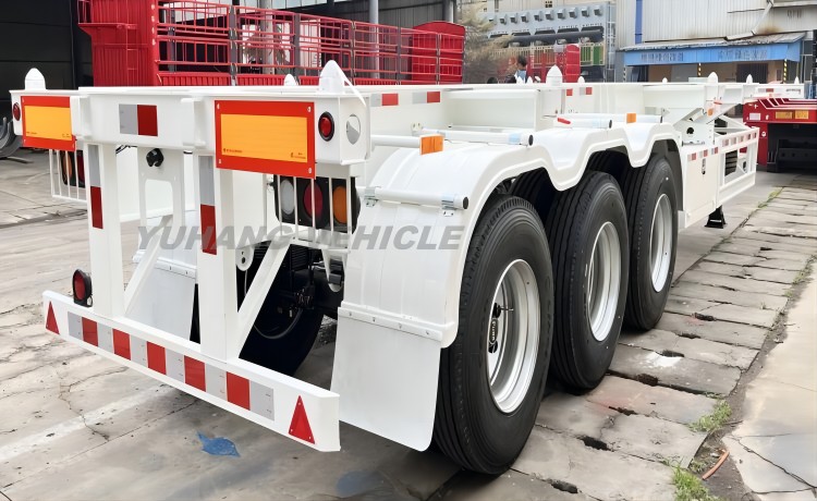 40Ft Skeletal Semi Trailer will be shipped to Namibia-YUHANG VEHICLE