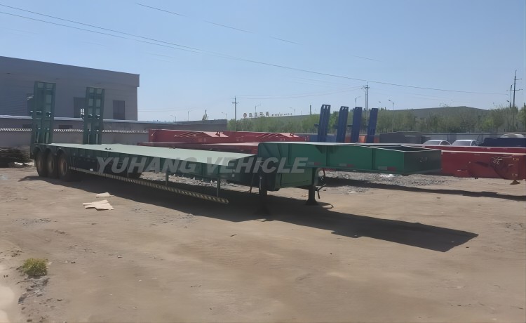 Lowbed Trailer will be sent to United Arab Emirates-YUHANG VEHICLE
