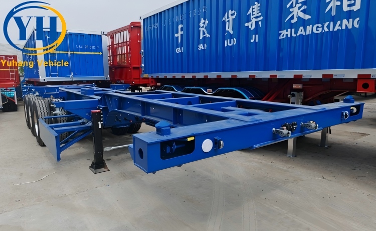40Ft Skeletal Semi Trailer will be shipped to Namibia-YUHANG VEHICLE 40Ft Skeletal Semi Trailer will be shipped to Namibia-YUHANG VEHICLE