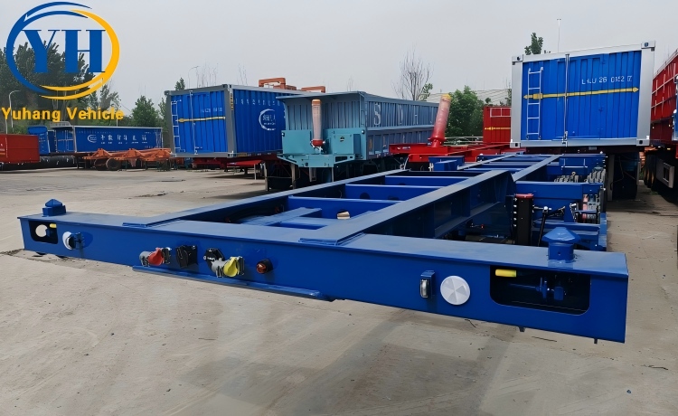40Ft Skeletal Semi Trailer will be shipped to Namibia-YUHANG VEHICLE 40Ft Skeletal Semi Trailer will be shipped to Namibia-YUHANG VEHICLE