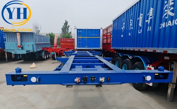 40Ft Skeletal Semi Trailer will be shipped to Namibia-YUHANG VEHICLE 40Ft Skeletal Semi Trailer will be shipped to Namibia-YUHANG VEHICLE