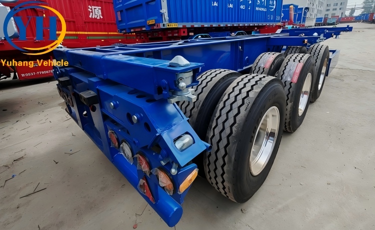 40Ft Skeletal Semi Trailer will be shipped to Namibia-YUHANG VEHICLE 40Ft Skeletal Semi Trailer will be shipped to Namibia-YUHANG VEHICLE