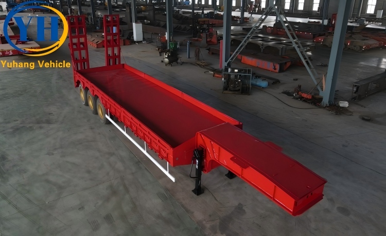 80 Ton Lowbed Trailer will be sent to UAE-YUHANG VEHICLE 80 Ton Lowbed Trailer will be sent to UAE-YUHANG VEHICLE