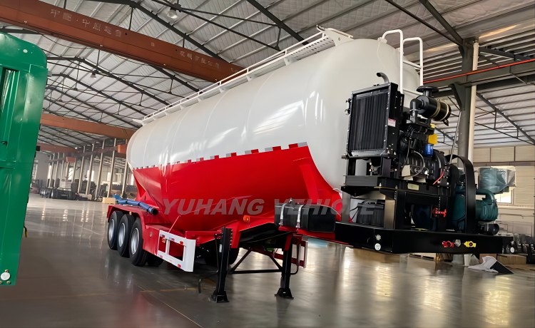 3 Axle Cement Tanker Trailer-YUHANG VEHICLE
