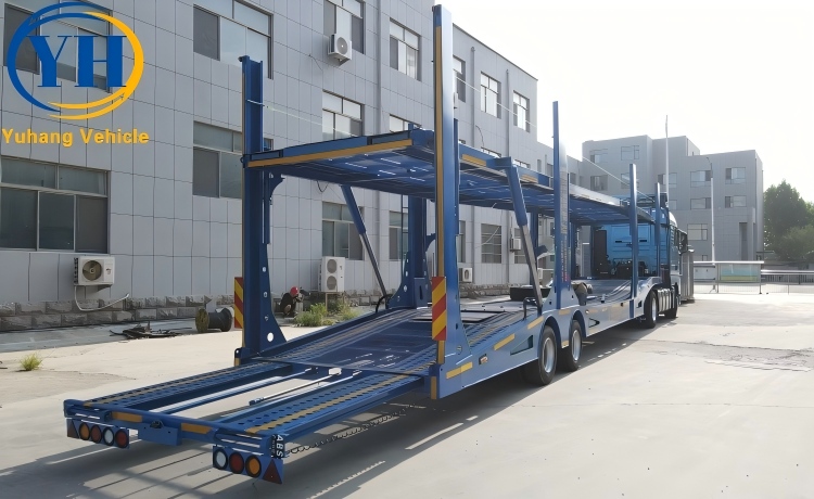 2 Axle 6 Car Transport Trailer will be shipped to Central Asian Country-YUHANG VEHICLE 2 Axle 6 Car Transport Trailer will be shipped to Central Asian Country-YUHANG VEHICLE