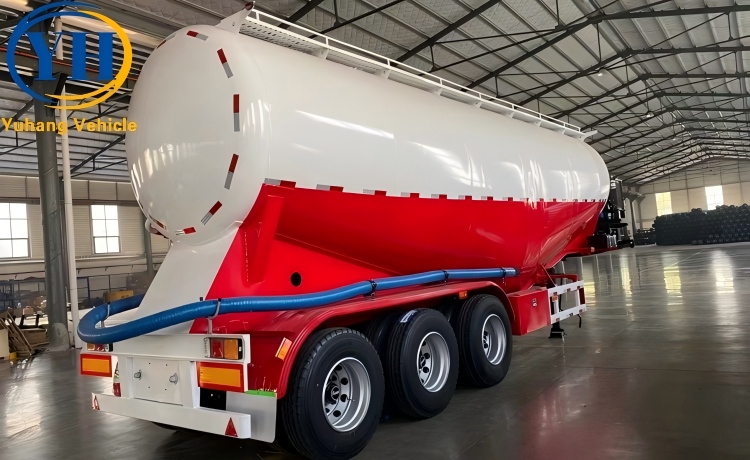 3 Axle Cement Tanker Trailer-YUHANG VEHICLE 3 Axle Cement Tanker Trailer-YUHANG VEHICLE