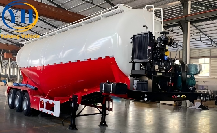 3 Axle Cement Tanker Trailer-YUHANG VEHICLE 3 Axle Cement Tanker Trailer-YUHANG VEHICLE