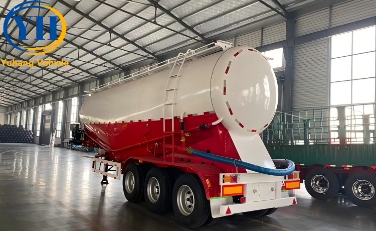 3 Axle Cement Tanker Trailer-YUHANG VEHICLE 3 Axle Cement Tanker Trailer-YUHANG VEHICLE