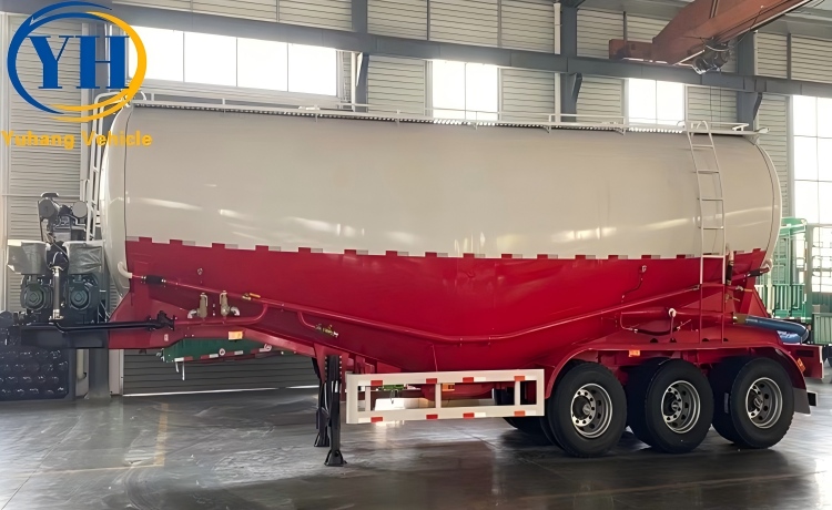 3 Axle Cement Tanker Trailer-YUHANG VEHICLE 3 Axle Cement Tanker Trailer-YUHANG VEHICLE