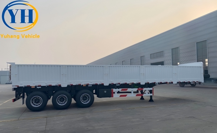 Drop Side Trailer for Sale-YUHANG VEHICLE Drop Side Trailer for Sale-YUHANG VEHICLE