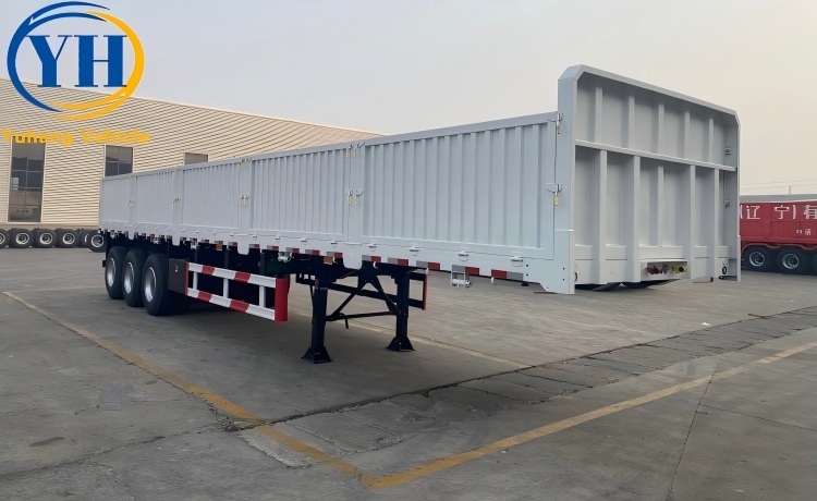Drop Side Trailer for Sale-YUHANG VEHICLE Drop Side Trailer for Sale-YUHANG VEHICLE