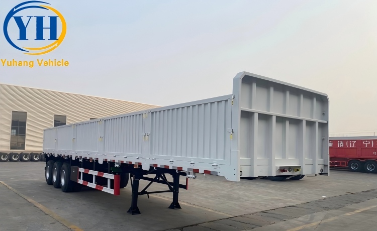 Drop Side Trailer for Sale-YUHANG VEHICLE Drop Side Trailer for Sale-YUHANG VEHICLE