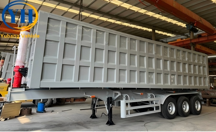 60T Tipping Trailer for Sale-YUHANG VEHICLE 60T Tipping Trailer for Sale-YUHANG VEHICLE