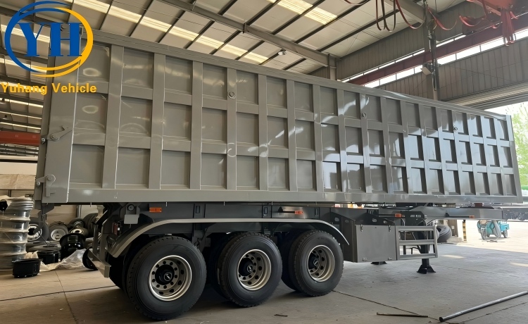 60T Tipping Trailer for Sale-YUHANG VEHICLE 60T Tipping Trailer for Sale-YUHANG VEHICLE