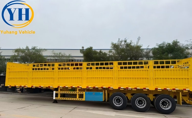 Livestock Fence Semi Trailer-YUHANG VEHICLE Livestock Fence Semi Trailer-YUHANG VEHICLE