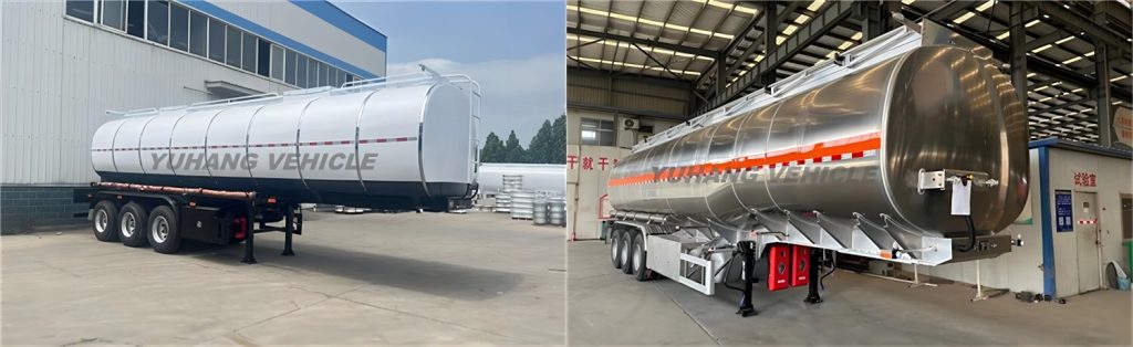 How many litres does a fuel tanker load？petrol tanker trailer Material, Size, Capacity, Drawing-YUHANG VEHICLE