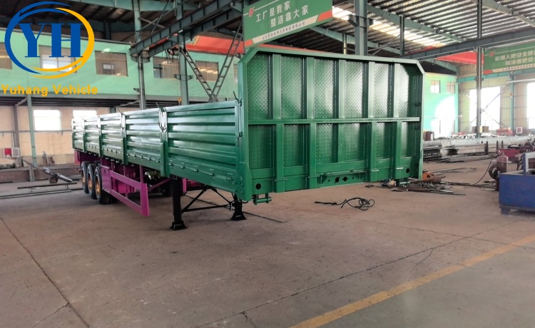 3 Axle 80 Ton Sidewall Semi Trailer is ready to be sent to Côte d’Ivoire-YUHANG VEHICLE 3 Axle 80 Ton Sidewall Semi Trailer is ready to be sent to Côte d’Ivoire-YUHANG VEHICLE