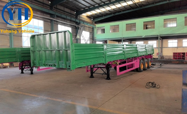 3 Axle 80 Ton Sidewall Semi Trailer is ready to be sent to Côte d’Ivoire-YUHANG VEHICLE 3 Axle 80 Ton Sidewall Semi Trailer is ready to be sent to Côte d’Ivoire-YUHANG VEHICLE
