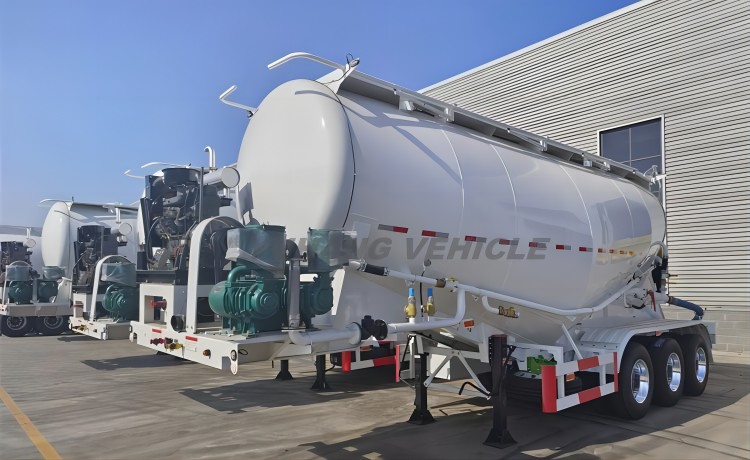 42 Cubic Cement Tanker Trailer will export to Tanzania-YUHANG VEHICLE
