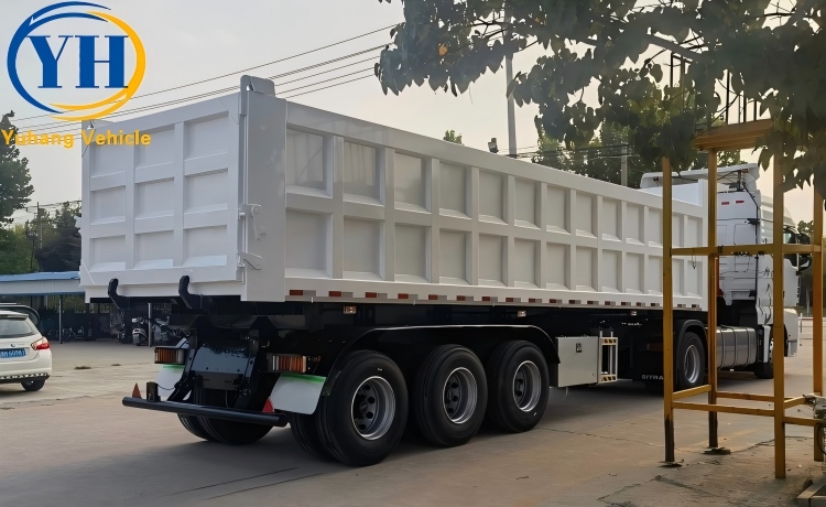 3 Axle Semi Tipper Trailer is ready to be sent to Nigeria-YUHANG VEHICLE 3 Axle Semi Tipper Trailer is ready to be sent to Nigeria-YUHANG VEHICLE