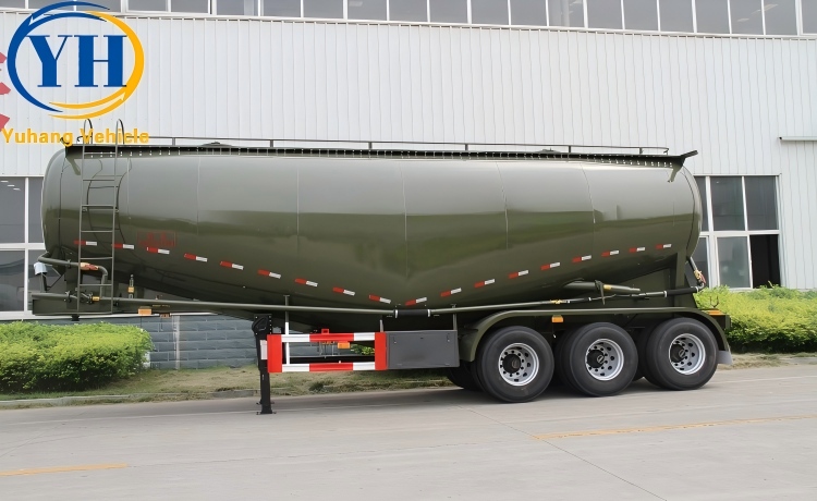 42 Cubic Cement Tanker Trailer will be exported to Tanzania-YUHANG VEHICLE 42 Cubic Cement Tanker Trailer will be exported to Tanzania-YUHANG VEHICLE