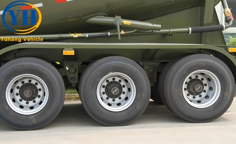 42 Cubic Cement Tanker Trailer will be exported to Tanzania-YUHANG VEHICLE 42 Cubic Cement Tanker Trailer will be exported to Tanzania-YUHANG VEHICLE
