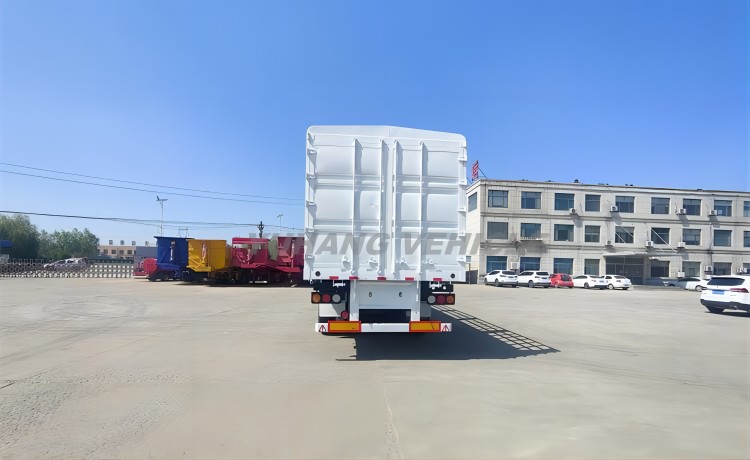 4 Axle 100T Fence Semi Trailer is ready Shipped to Botswana-YUHANG VEHICLE