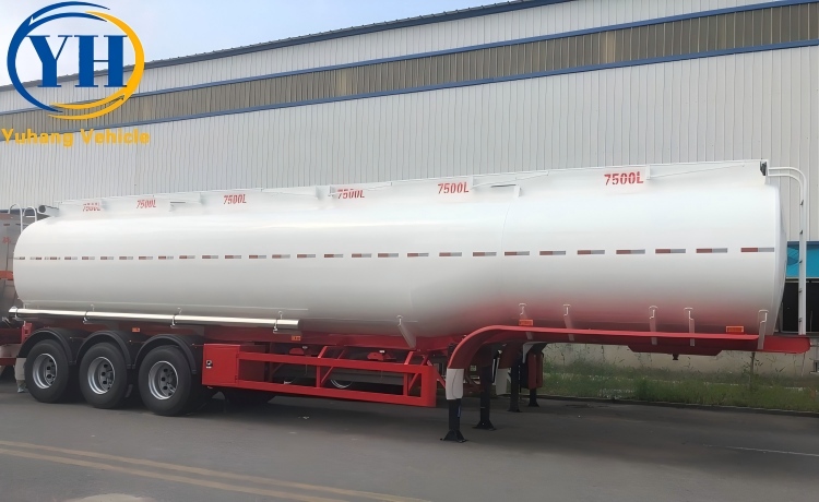 45000 Litres 3 Axle Petrol Tanker Trailer will send to Zambia-YUHANG VEHICLE 45000 Litres 3 Axle Petrol Tanker Trailer will send to Zambia-YUHANG VEHICLE