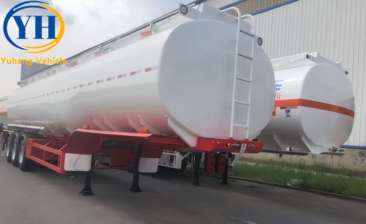 45000 Litres 3 Axle Petrol Tanker Trailer will send to Zambia-YUHANG VEHICLE 45000 Litres 3 Axle Petrol Tanker Trailer will send to Zambia-YUHANG VEHICLE