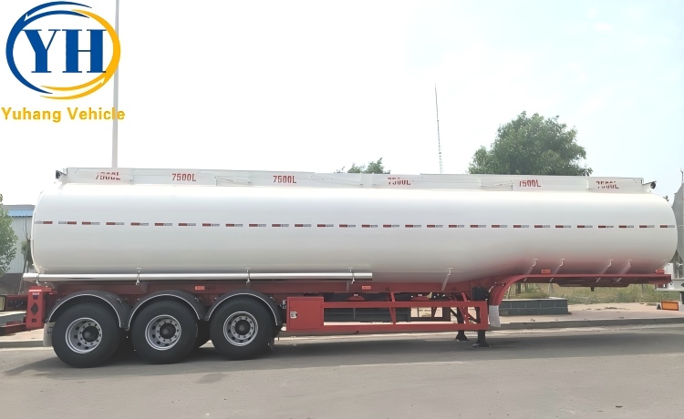 45000 Litres 3 Axle Petrol Tanker Trailer will send to Zambia-YUHANG VEHICLE 45000 Litres 3 Axle Petrol Tanker Trailer will send to Zambia-YUHANG VEHICLE